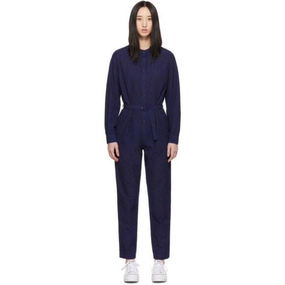 A.P.C. Indigo Laura Jumpsuit. Size 34 - Picture 1 of 6
